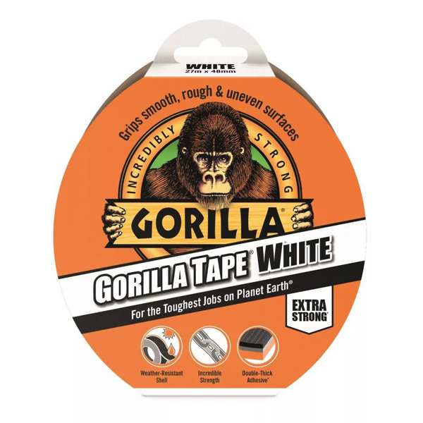 Gorilla Tape White 48 mm x L 27 m