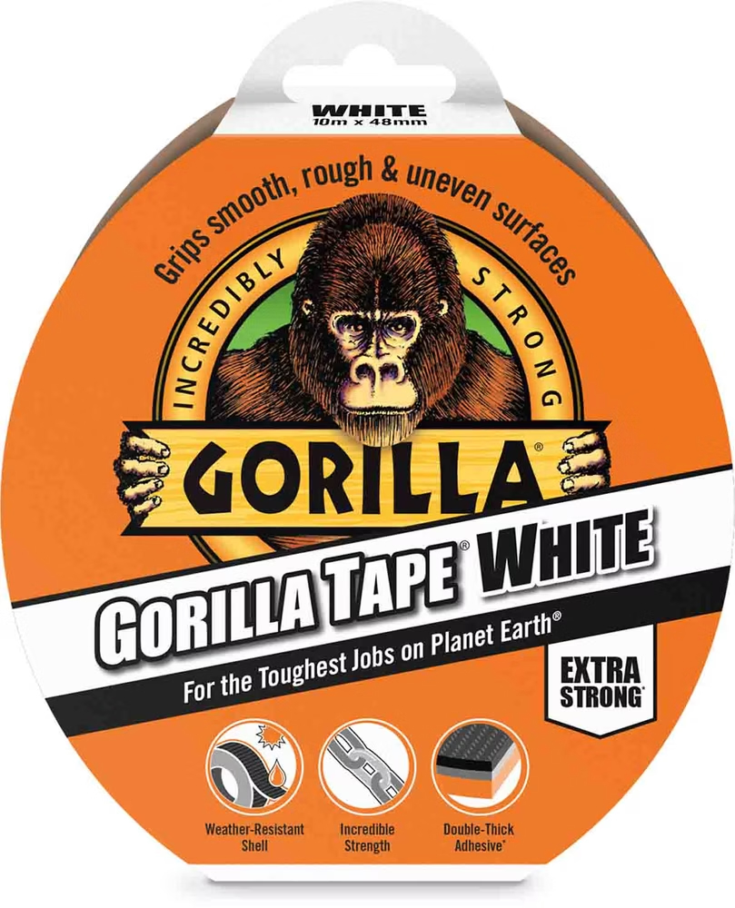 Gorilla Tape White 48 mm x L 10 m 