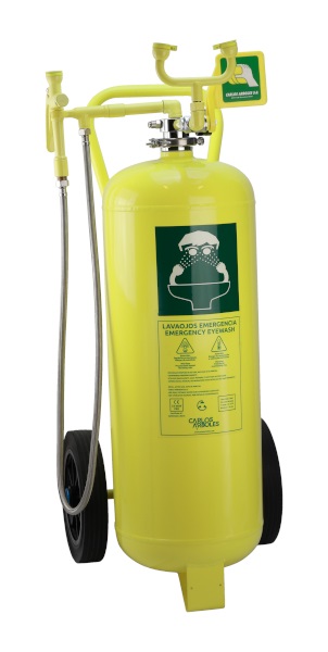 Mobile Tank-Augendusche mit Schlauchdusche